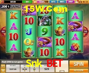 Interface moderna da plataforma Snk Bet
